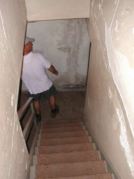 Bennett Lodge Stairs to Basement
